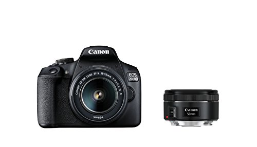 Canon EOS 2000d Cámara Réflex con El Objetivo EF-S 18 – 55 IS...