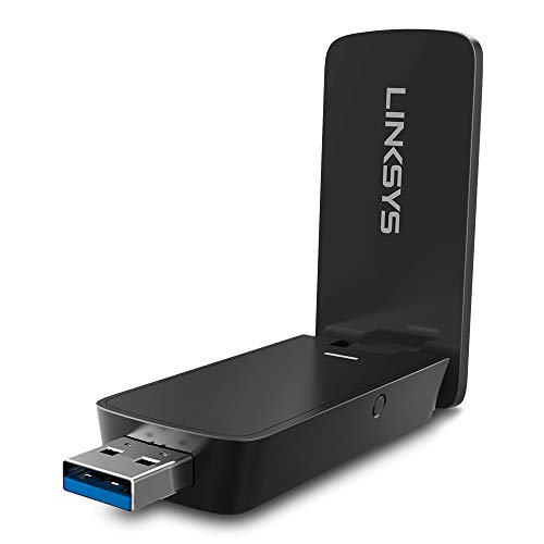 Linksys WUSB6400M - Adaptador USB WiFi (MU-MIMO, AC1200, MAX-Stream)