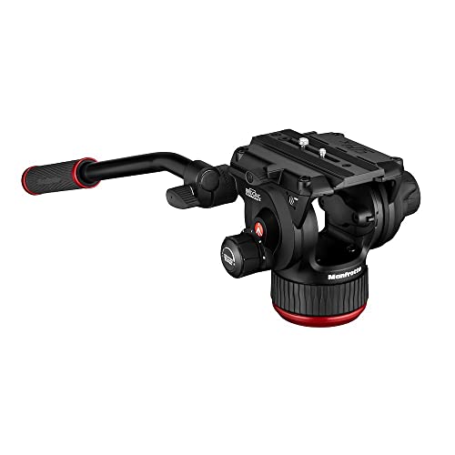 Manfrotto 504X Fluid Video Head with Flat Base, Lightweight and...