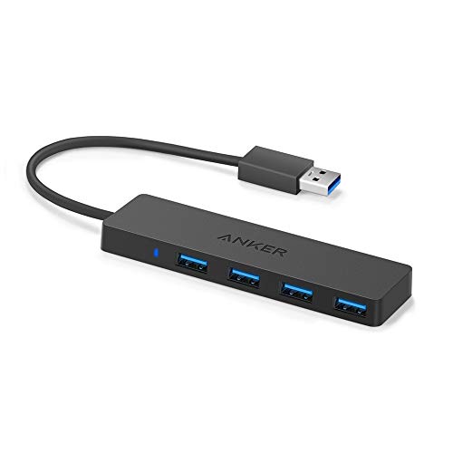 Anker 4 Puertos HUB USB 3.0 Ultra Slim Data Hub para Macbook, Mac Pro...