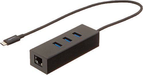 Amazon Basics - Concentrador de USB 3.1 tipo C a 3 puertos USB, con...