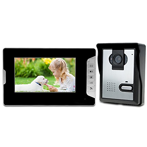 LIBO Videoportero Kit Cableado Audio 7' Impermeable Digital HD Monitor...