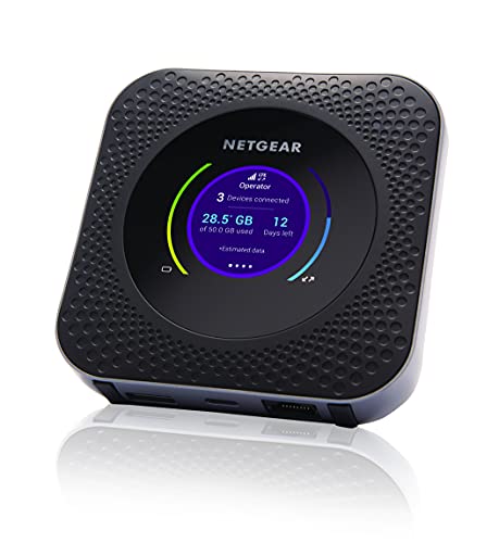 NETGEAR Router 4G sim MR1100, Nighthawk Modem 4G e Router sim, Puerta...