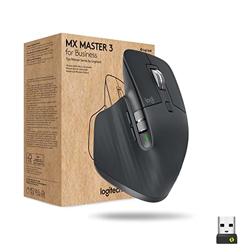 Logitech MX Master 3 for Business, ratón inalámbrico, tecnología...