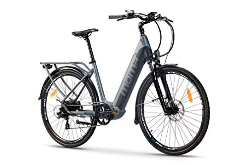 Moma Bikes Bicicleta Eléctrica Urbana EBIKE-28 Pro, Shimano 7vel,...