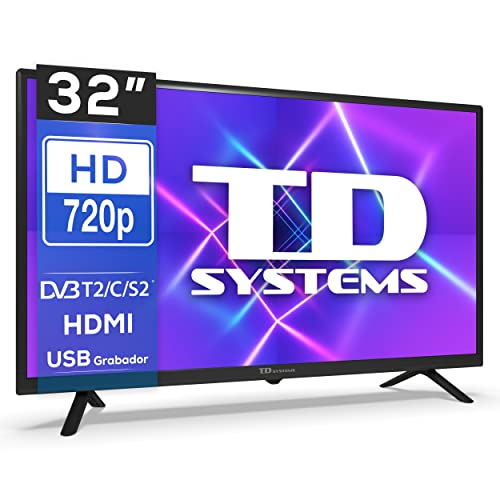 TD Systems - Televisores 32 Pulgadas Led, 3 años de garantía -...