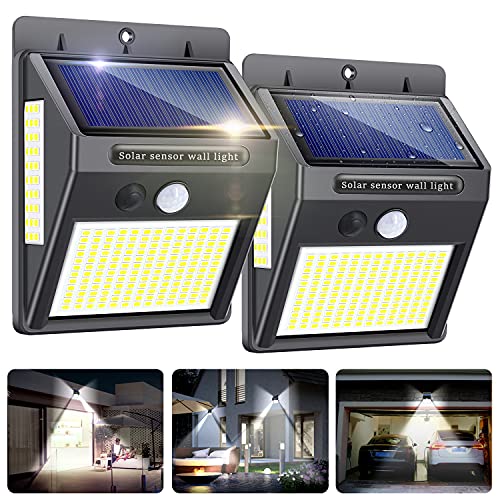 Luz Solar Exterior 2 Pack 216 LED,Innosinpo【2021 Ultimo...